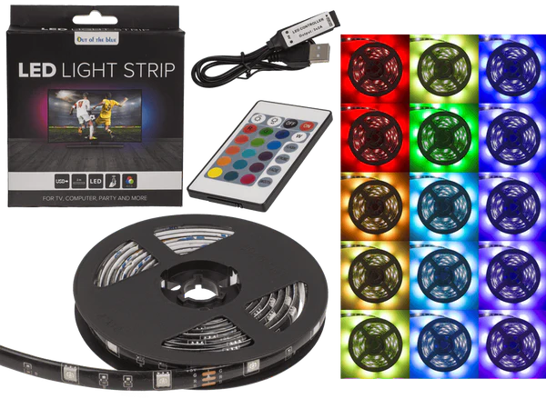 [OOTB-57/8815] Leuchtstreifen mit farbwechselnder LED, L: 2 m,