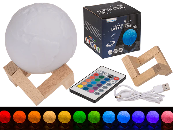 [OOTB-57/1246] Stimmungsleuchte, Erde, mit Farbwechsel-LED,