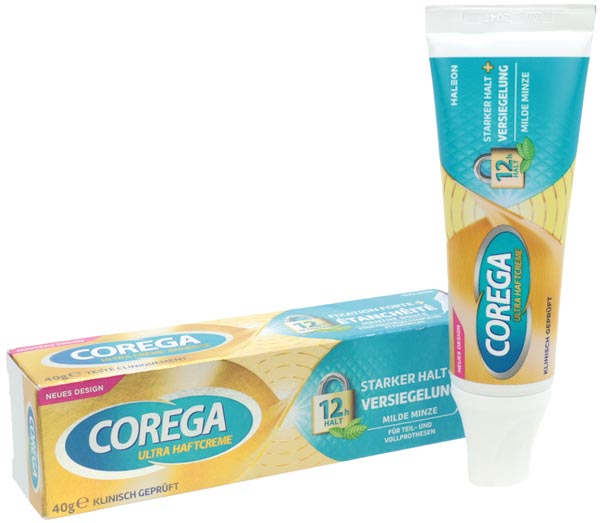 Haftcr. Corega Ultra Starker Halt+Versiegelung
