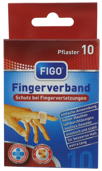 Wundverband 10er Finger-Verband 12x2cm elastisch