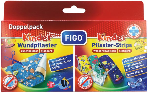 Wundverband Doppelpack Kids 50x6cm + Strips 10er