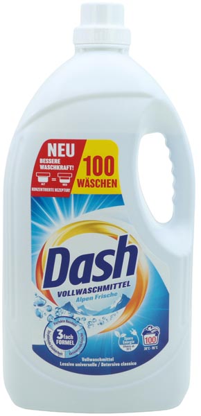Dash Alpenfrische Vollwaschmittel flüssig 100WL