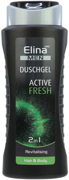 [WERM-42345] Dusch Gel Elina 300ml 2in1 Active Fresh for men