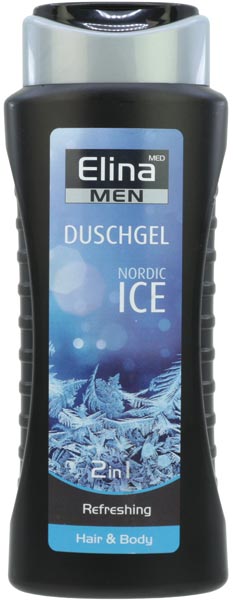 Dusch Gel Elina 300ml 2in1 Nordic Ice for men