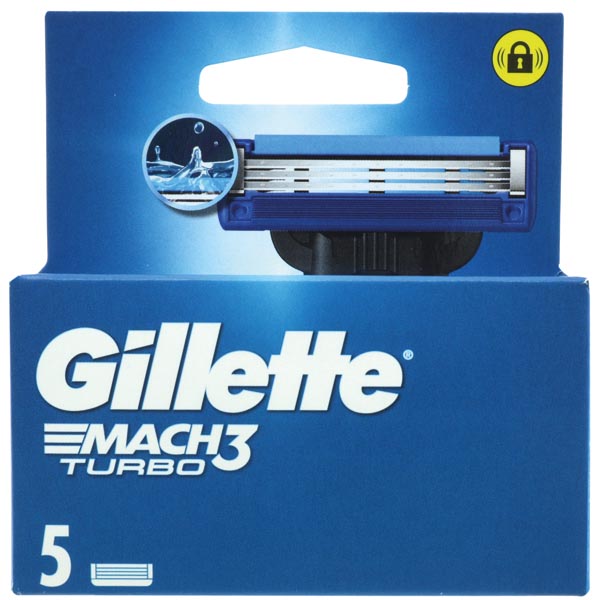 [WERM-3972] Gillette Mach3 Turbo 5er Klingen