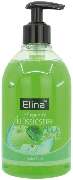Seife flüssig Elina 500ml Apfel mit Spender
