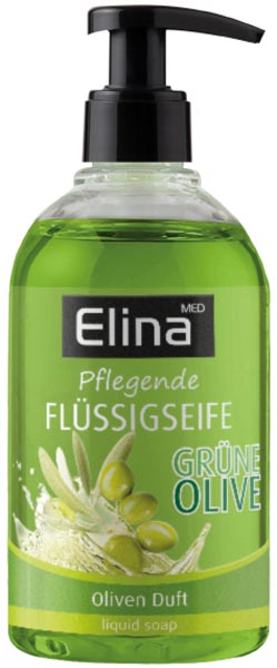 Seife flüssig Elina Olive 500ml mit Spender