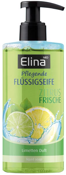 Seife flüssig Elina 300ml Zitrus Frische Limette