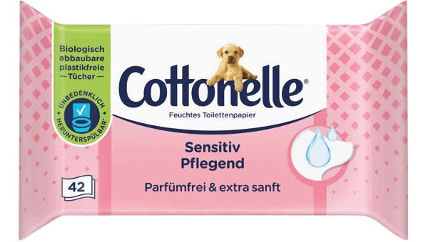 [WERM-2471] Cottonelle Feuchtes Toilettenpapier 42er Sensitiv