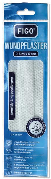 [WERM-62616] Wundverband 50x6cm (2x25cm) Pflaster sensitiv