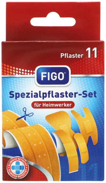 Wundverband Spezial-Pflaster Heimwerker 11er sort.