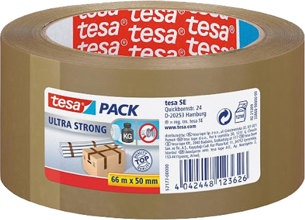 [WERM-18148] Klebefilm Packband TESA ultra st. 66x38mm Braun