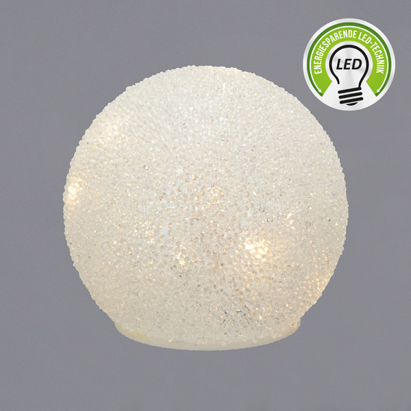 [CEP-63440] LED Kugel, Eis, L, ca. 15cmD
