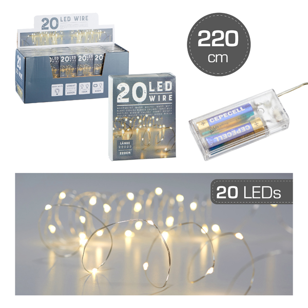 [CEP-73632] Lichterkette Mikro, 20 LED, 220cm