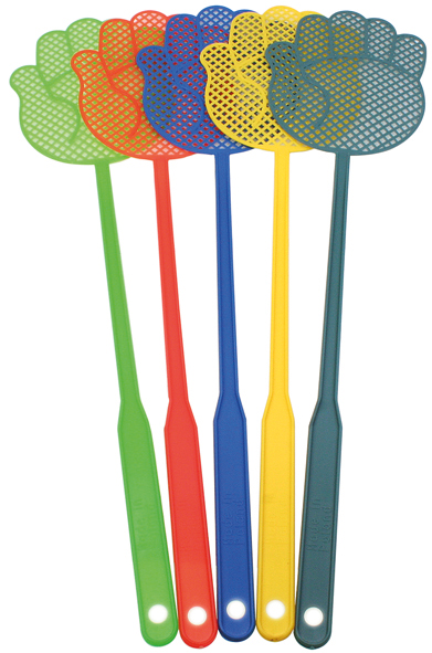 [WERM-69321] Fliegenklatsche  Hand 48,5cm, farbig sortiert