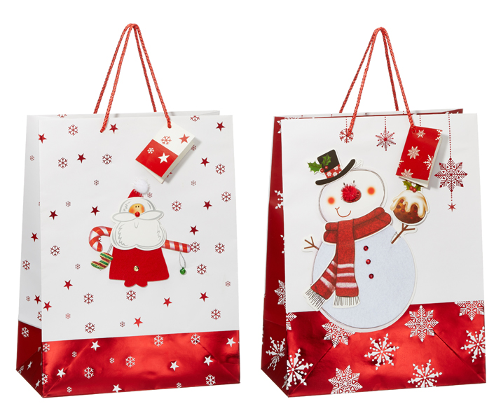[CEP-10855] Geschenktüte "Winter", 3D, 2fach sort., L