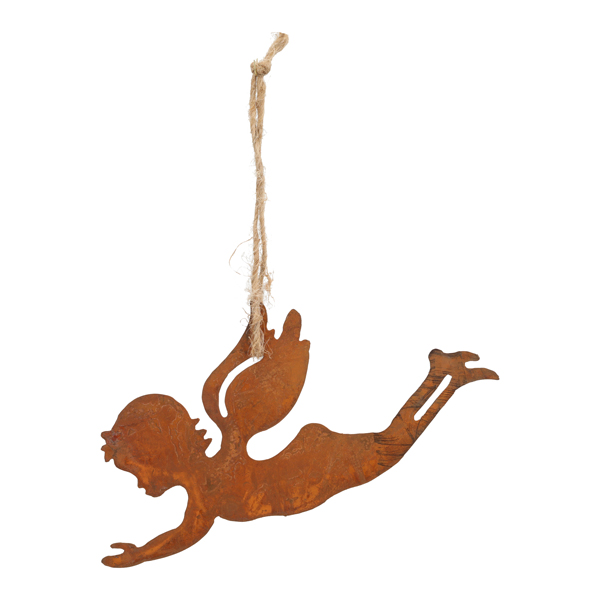 [CEP-45633] Engel zum Hängen, an Jute Band, L, ca. 17x9cm