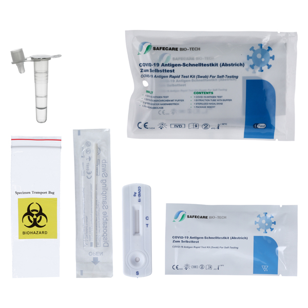 [CEP-SAFECARE1] Covid19 Antigen Rapid Test, Marke: Safecare