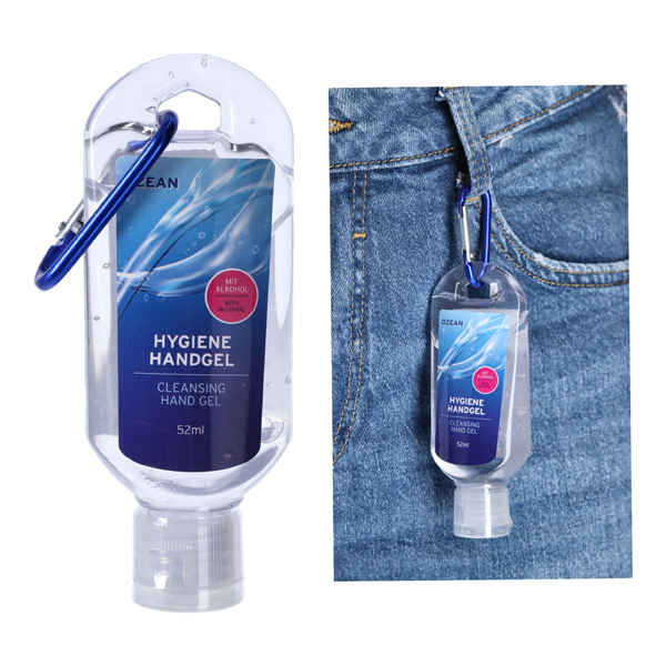 [CEP-64927] Hygiene Handgel mit Karabiner, 52ml
