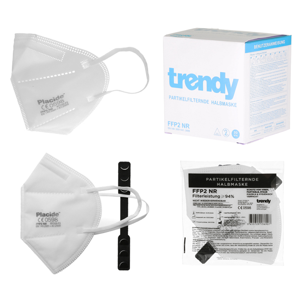 [CEP-65600] FFP2 NR Maske, WEISS, Marke: Trendy