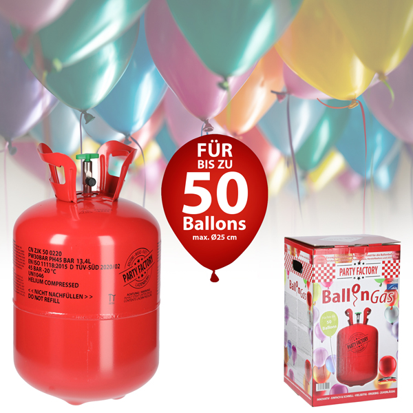 [CEP-68266] Helium Ballongas für ca. 50 Ballons