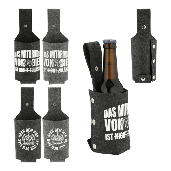 [CEP-69234] Bierholster Filz mit Spruch 4/s 