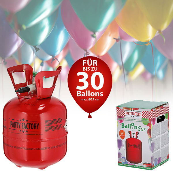 [CEP-81435] Helium Ballongas für ca. 30 Ballons