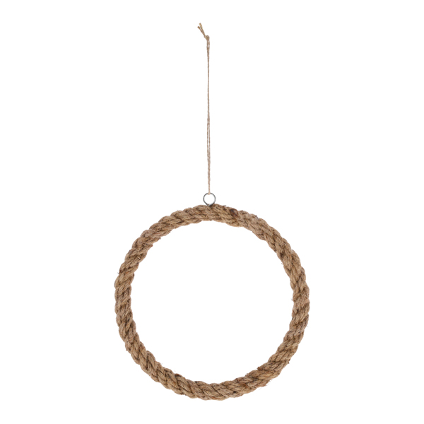 [CEP-53801] Kranz Jute zum Hängen, S, ca.20cmD