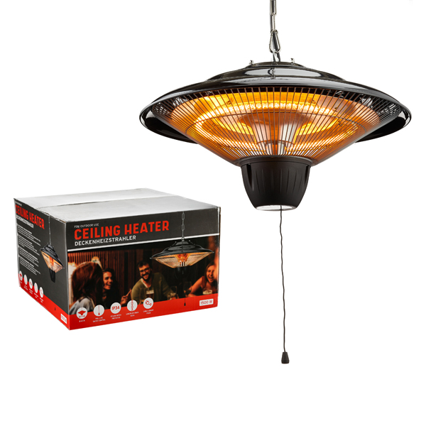 [CEP-64704] Deckenheizstrahler, Outdoor, ca. 42cmD, 1500W