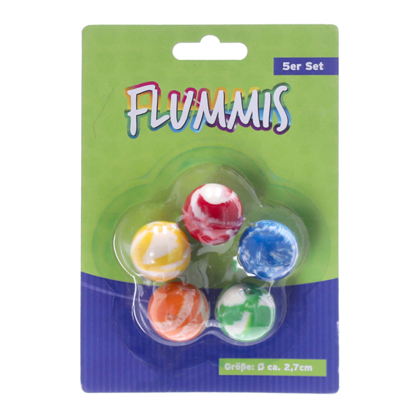 [CEP-82216] Flummi, 5er Set, ca. 2,7cmD